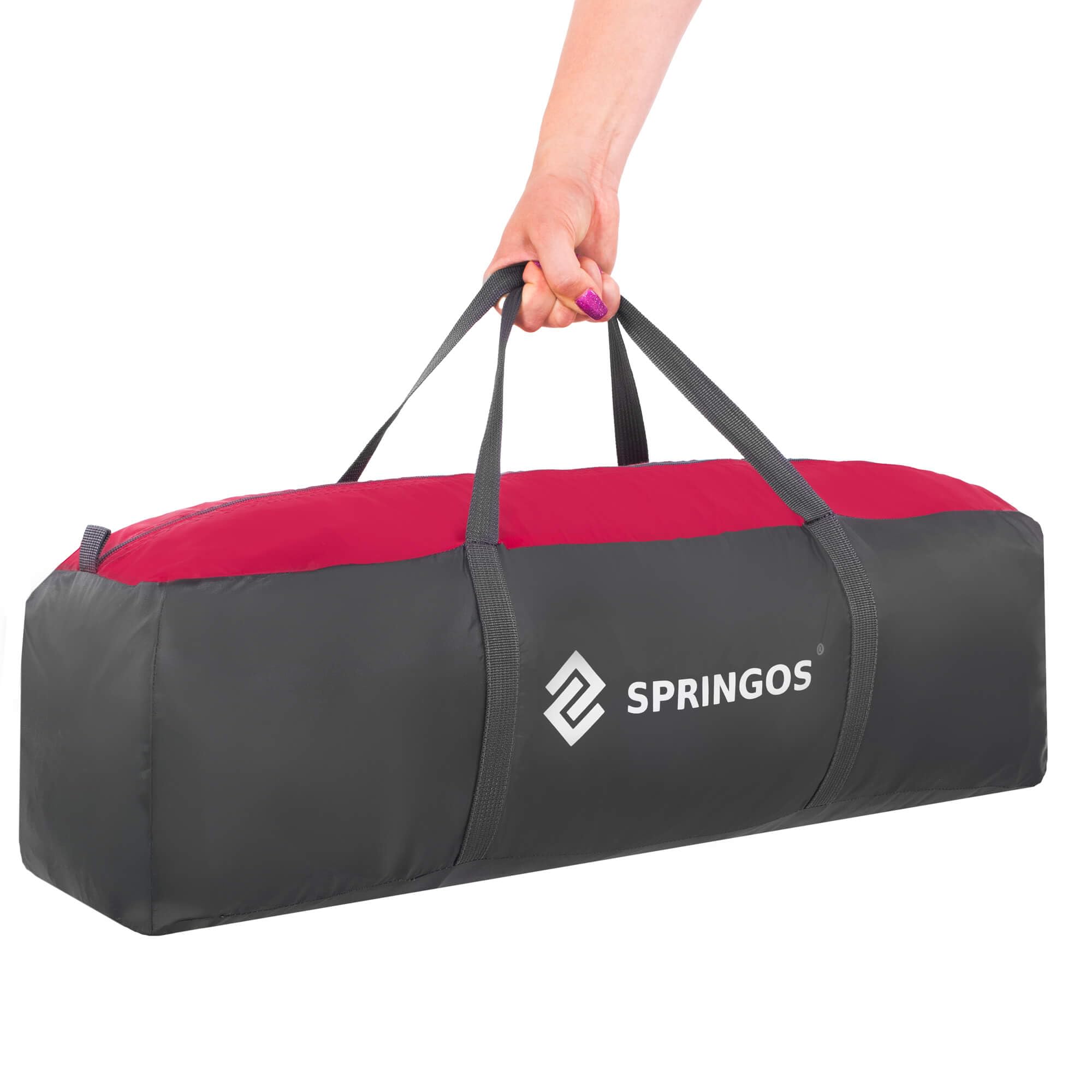 SPRINGOS Namiot kempingowy dla 6 osób z 1 kabiną sypialną, namiot rodzinny na wędrówki