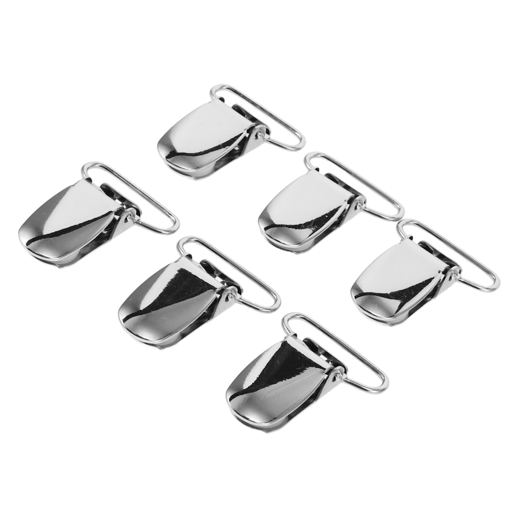 Clips métalliques à bec canard pour bretelles et sacs à dos enfants