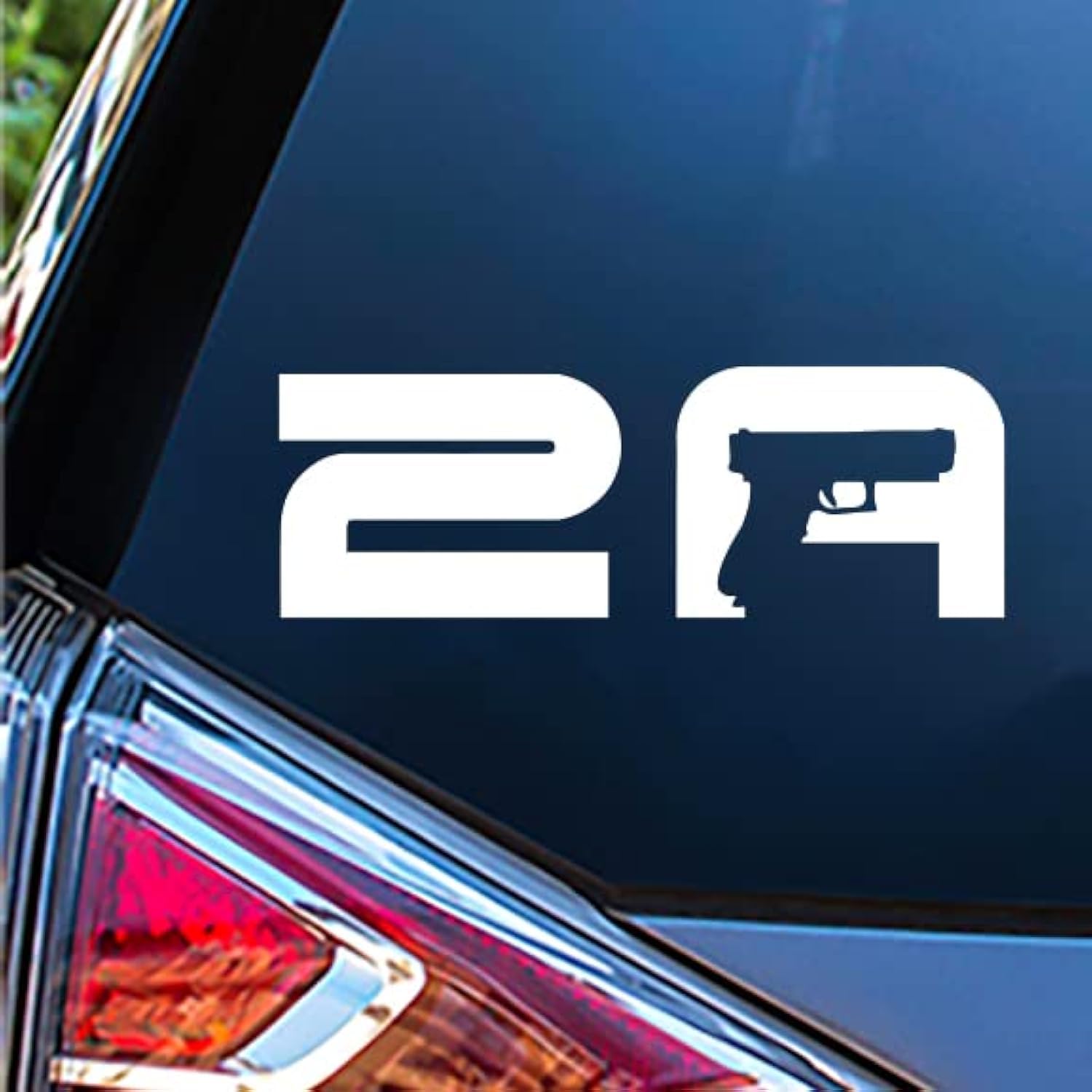 United States Veteran Machine Gun Vinyl Car Window Decal Sticker