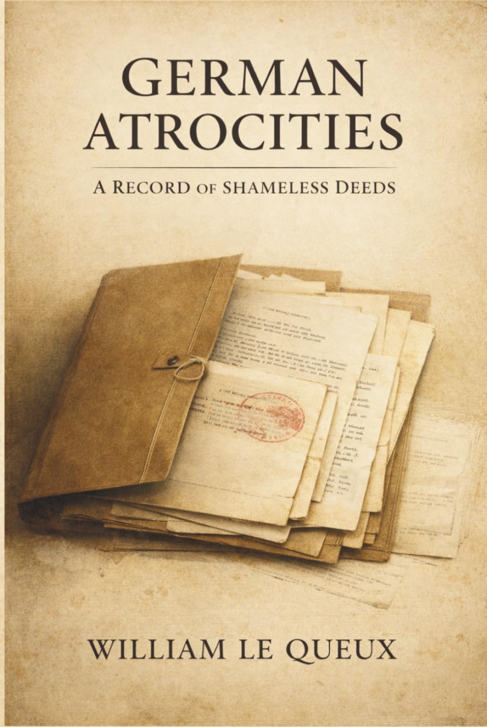 GERMAN ATROCITIES: A RECORD OF SHAMELESS DEEDS: Primary Source World War I literature