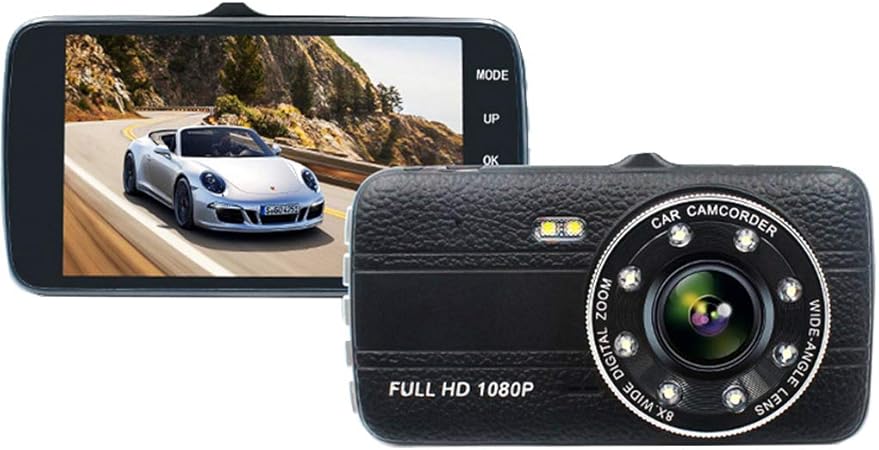 Amazon Rio ドライブレコーダー 前後2カメラ ドラレコ フルhd 高画質 広角 1080p 170度 Gセンサー搭載 充電式 駐車監視 動体検知 前後カメラ 01 07 0064 ブラック ドライブレコーダー本体 車 バイク