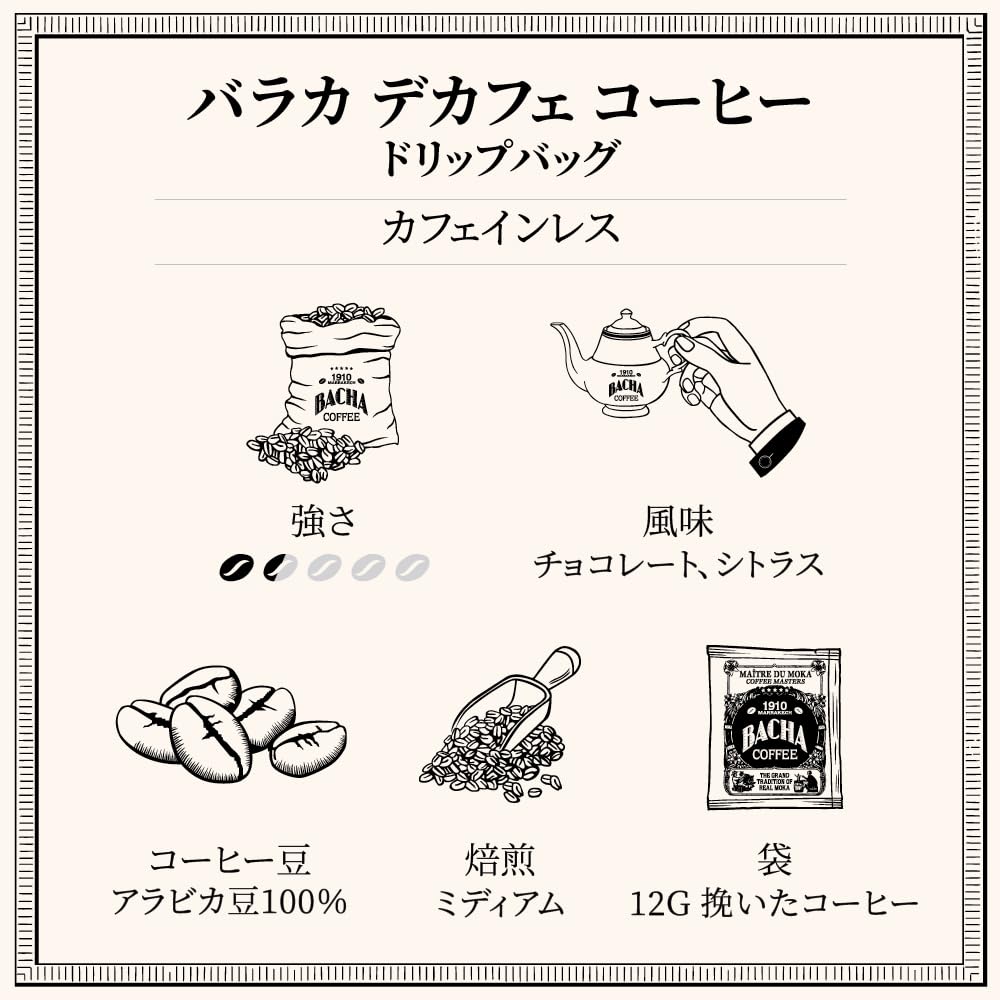Amazon.co.jp: Bacha Coffee | バラカ デカフェ ファインフレーバー