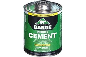 JWONG Barge Infinity Cement All Purpose Clear One Quart
