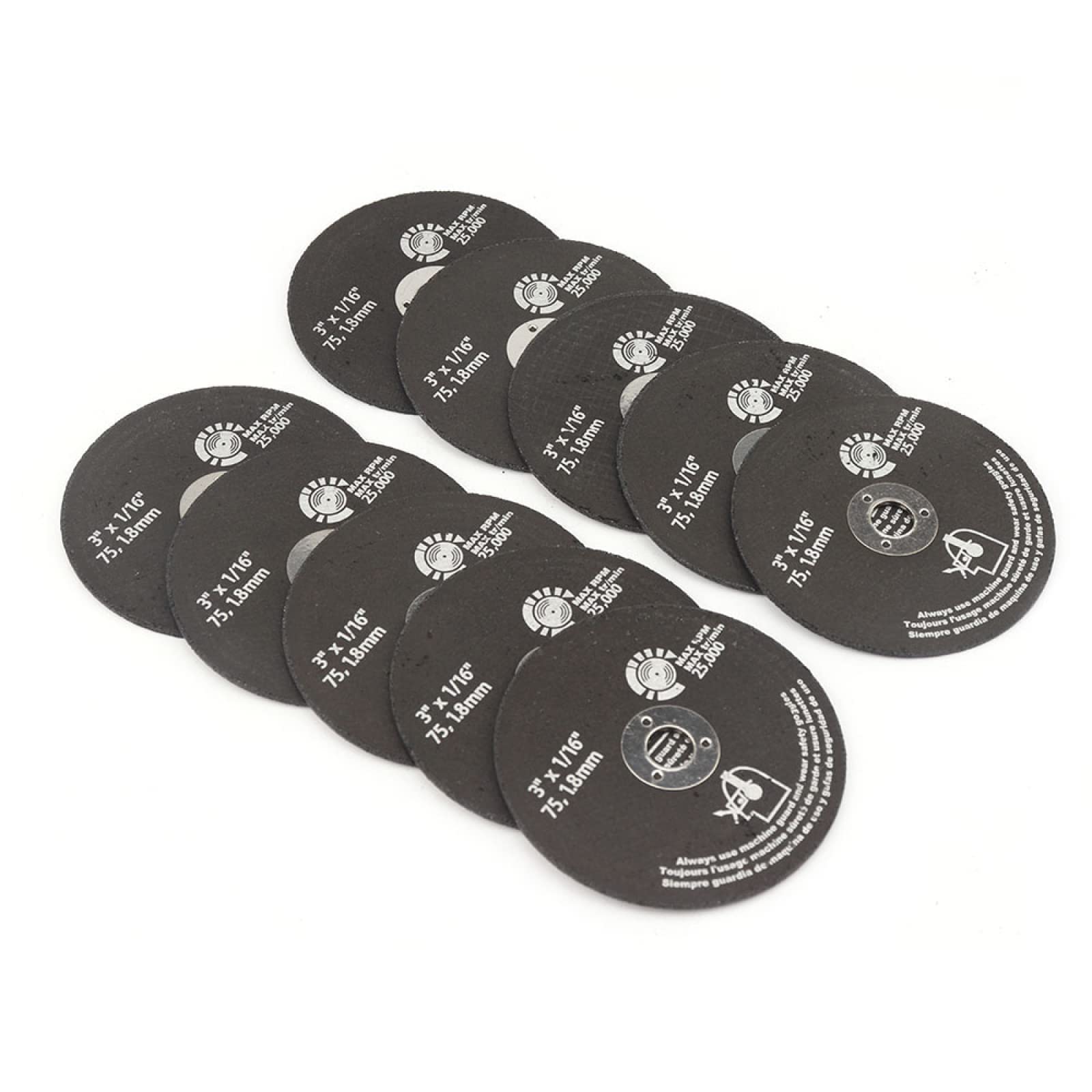 Ostrze do piły ukośnej do drewna, 3" 75mm Szlifierka Tarcze Tnące Żywica Szlifowanie Koła Ścierne Frezy Narzędzia 25szt(30pcs)