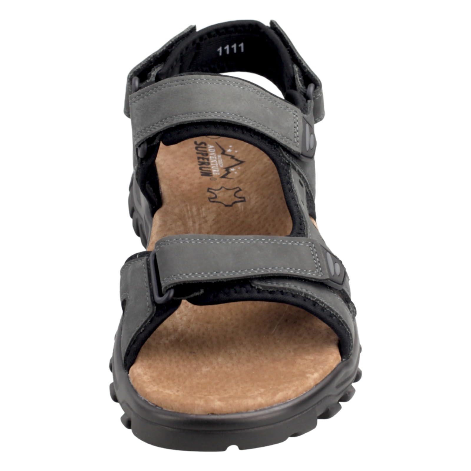 Herren Sandale 47 48 49 Übergröße Leder Outdoorsandalen Trekkingsandalen 1111