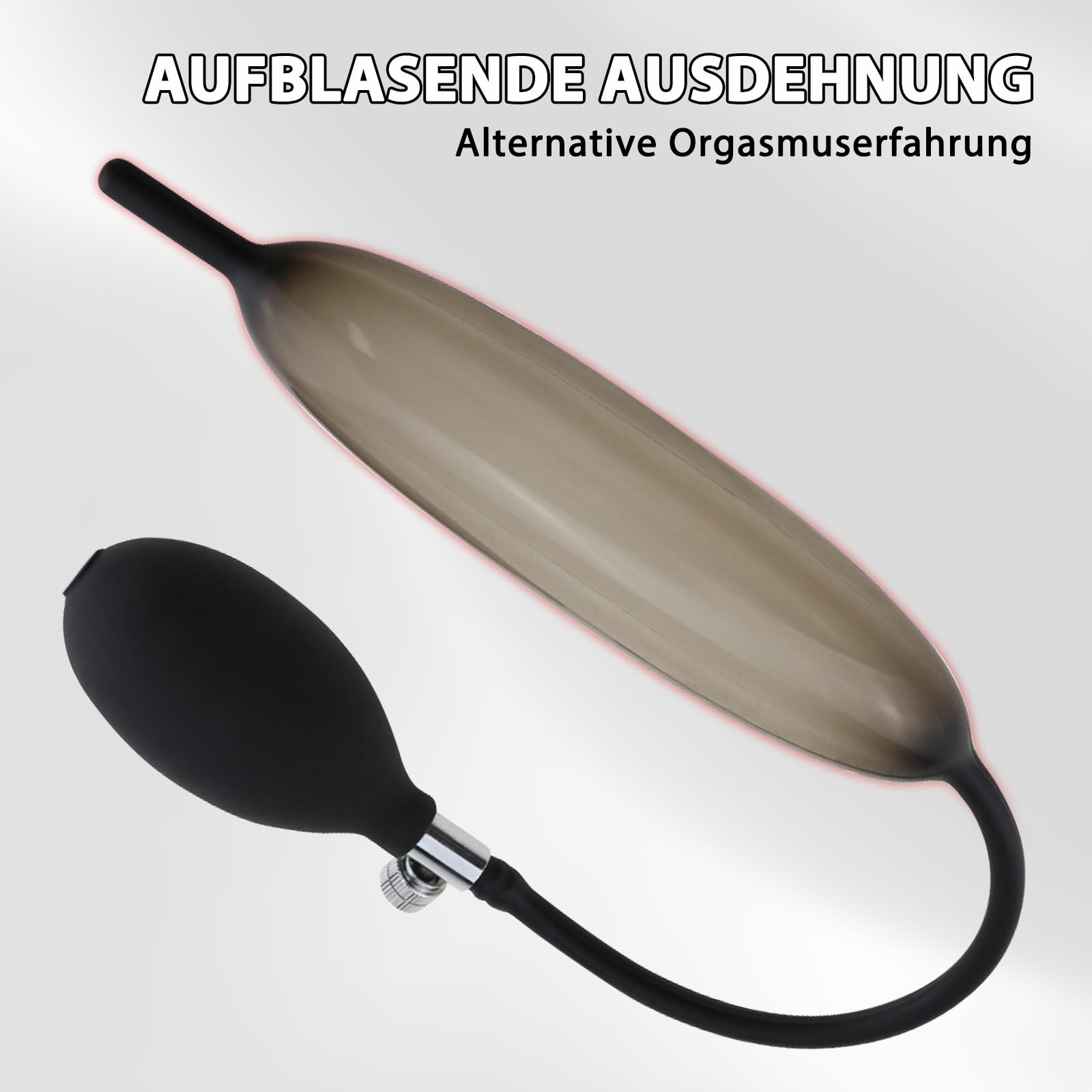 BDSMJOY Dilatatore uretrale gonfiabile in silicone, Uretrale pene plug, Urethra dilators Sextoys Oggetti erotici per uomini, silicone Sonda Dilatatore Pene Plug Dilatatore uretra