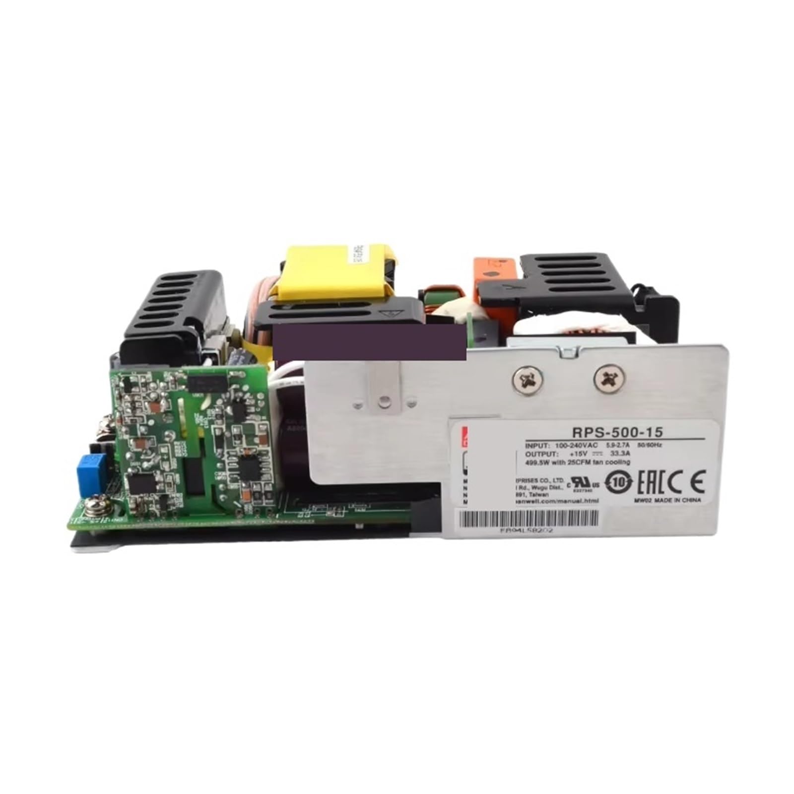1 x RPS-500 12V 15V 18V 24V 27V 36V 48V 500W zasilacz medyczny z otwartą ramą PCB typ pusty (RPS-500-18V)