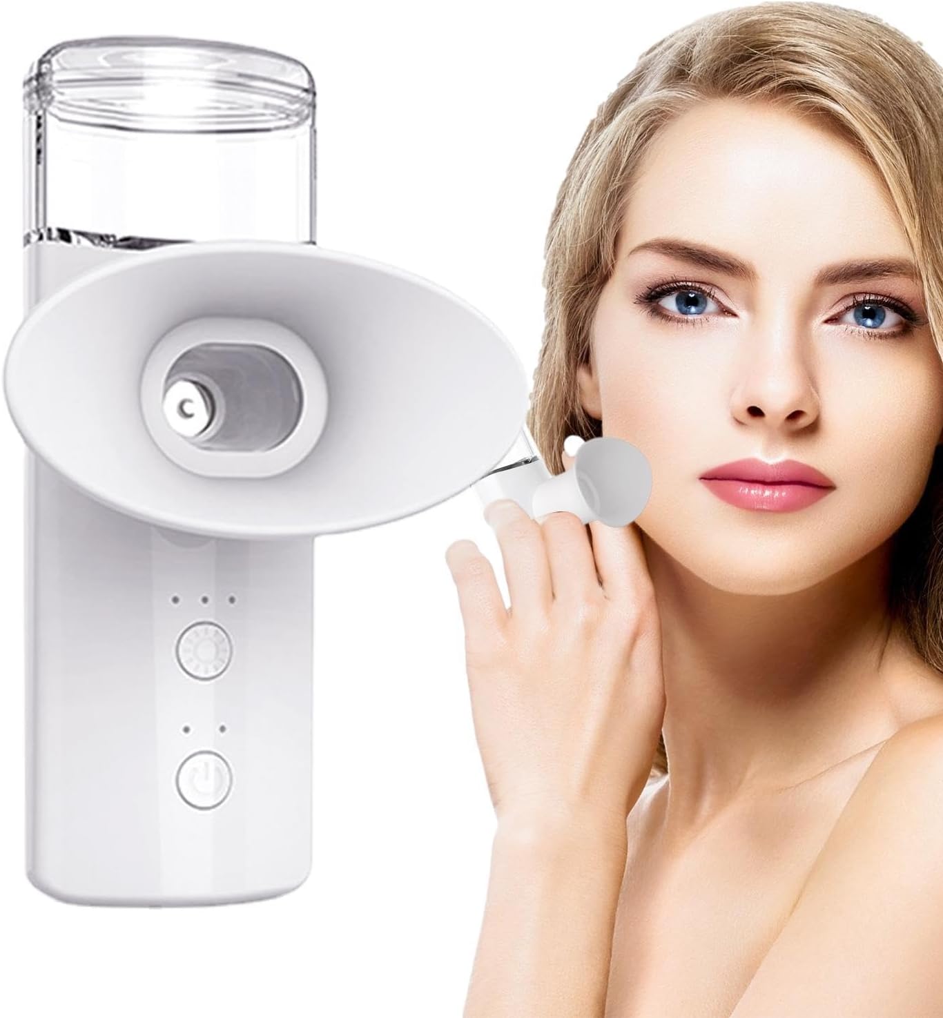 Steam TherapyWand voor ogen, handheld oplaadbare oogdruppel meneer, oogstomer voor ogen, oogmist stoomsproeier met koude en hete kompressmodi, gezichtsoogverlichting stoomtherapieën