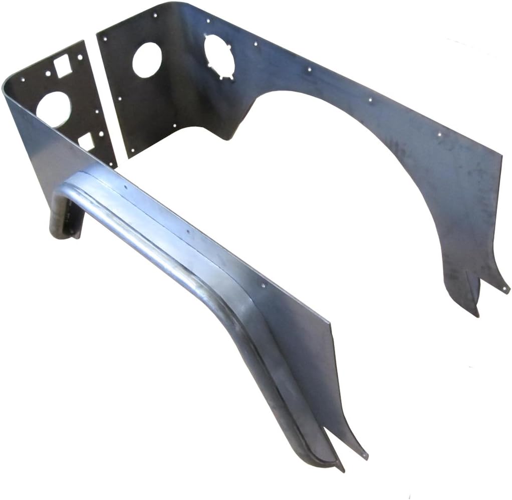 TNT Customs T3CEXTLEDGWSS Jeep Fender Corner Guards 3 Inch Flare