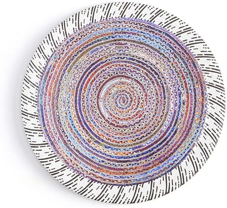 Coffee Tea Juice Milk Placemat Circular Family Table Insulated Gift(E)