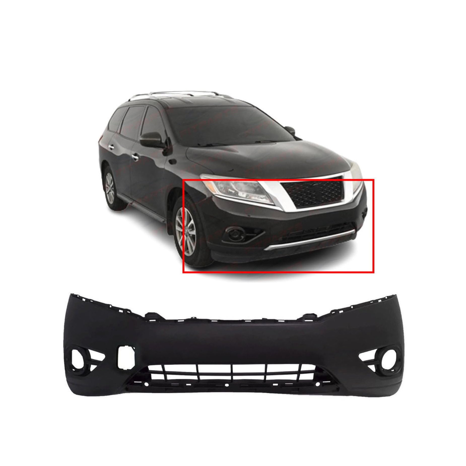 LASTA★バンパープレート180kg+2.5*2枚 1.25*2枚 Amazon.com: FitParts Compatible with Front Bumper Cover