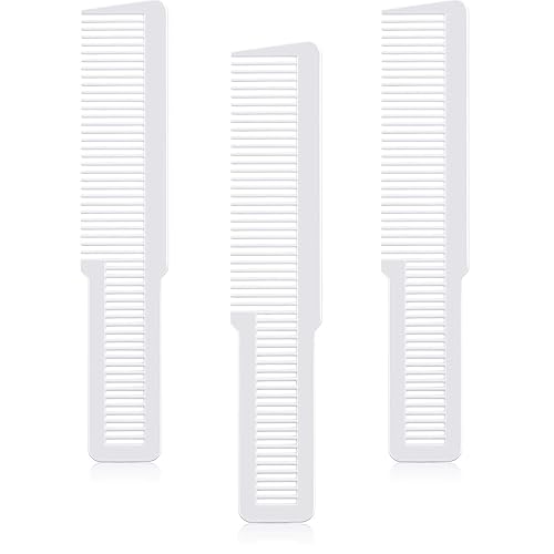 Potchen Peine de corte de 3 piezas, peine de peinado, peine de peluquería para peinar, resistente al calor, para peluquerías, hogares, hombres y
