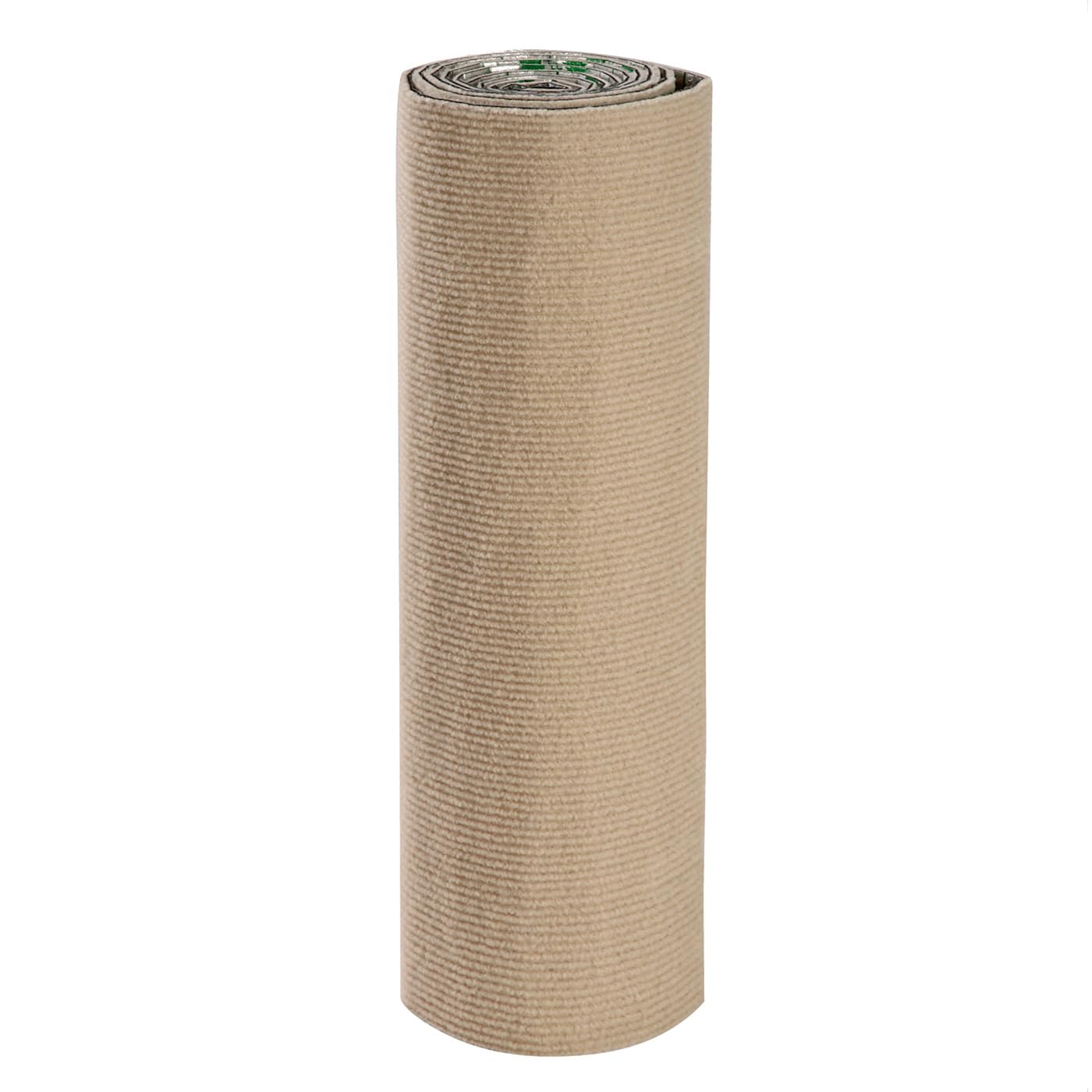 Alfombrilla autoadhesiva recortable de 157.6 x 15.8 pulgadas, repuesto para estantes de árbol de gato, peldaños de muebles de pared de gatos, protector de sofá para rascar (beige)