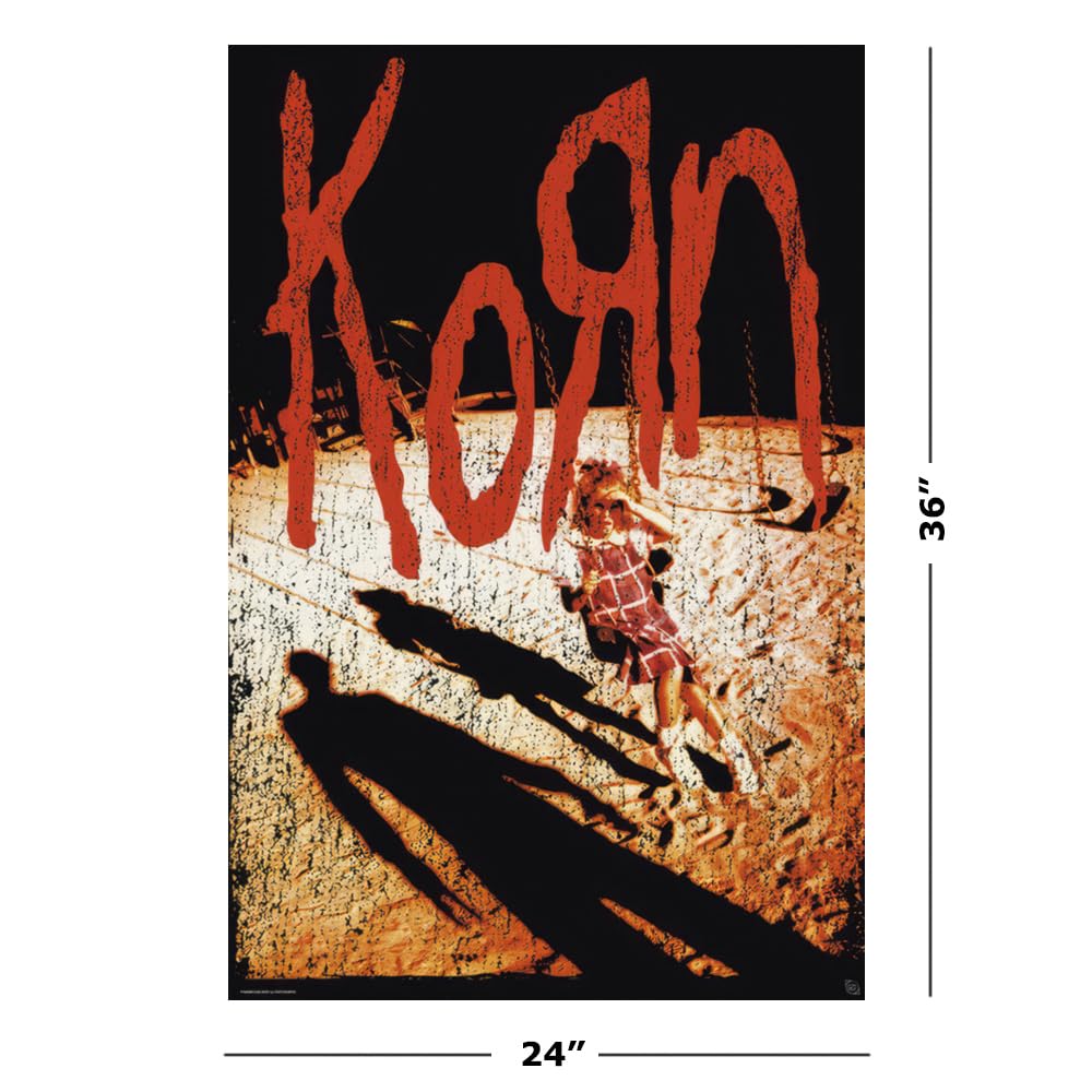 Amazon.com: Korn - Music Poster (The First Album - Cover - Swing