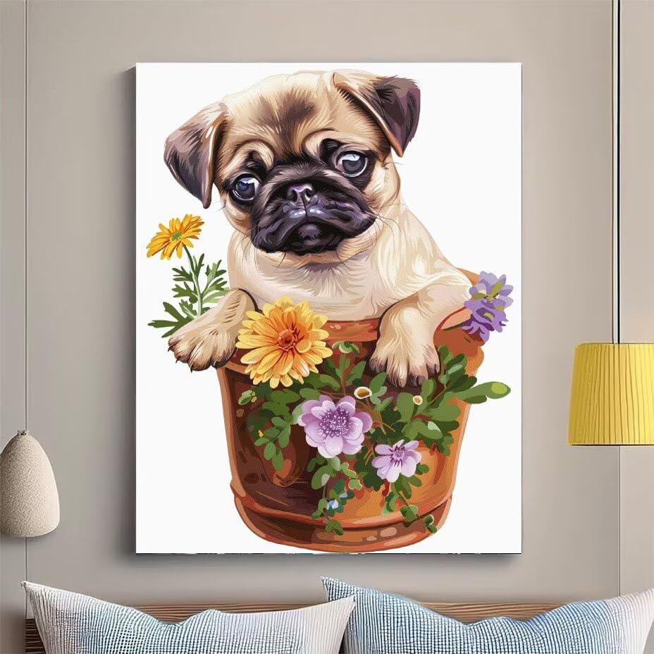 Artisanat Murale Diamond Painting Chien : l'idée cadeau créative idéale - 2