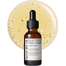 SOME BY MI Galactomyces Pure Vitamin C Glow Serum - 1.01Oz, 30ml - Korean Vitamin C Face Serum for Glow Glass Skin - Dark Spot Correcting Ampule with Brightening and Elasticity Care - Korean Skin Care