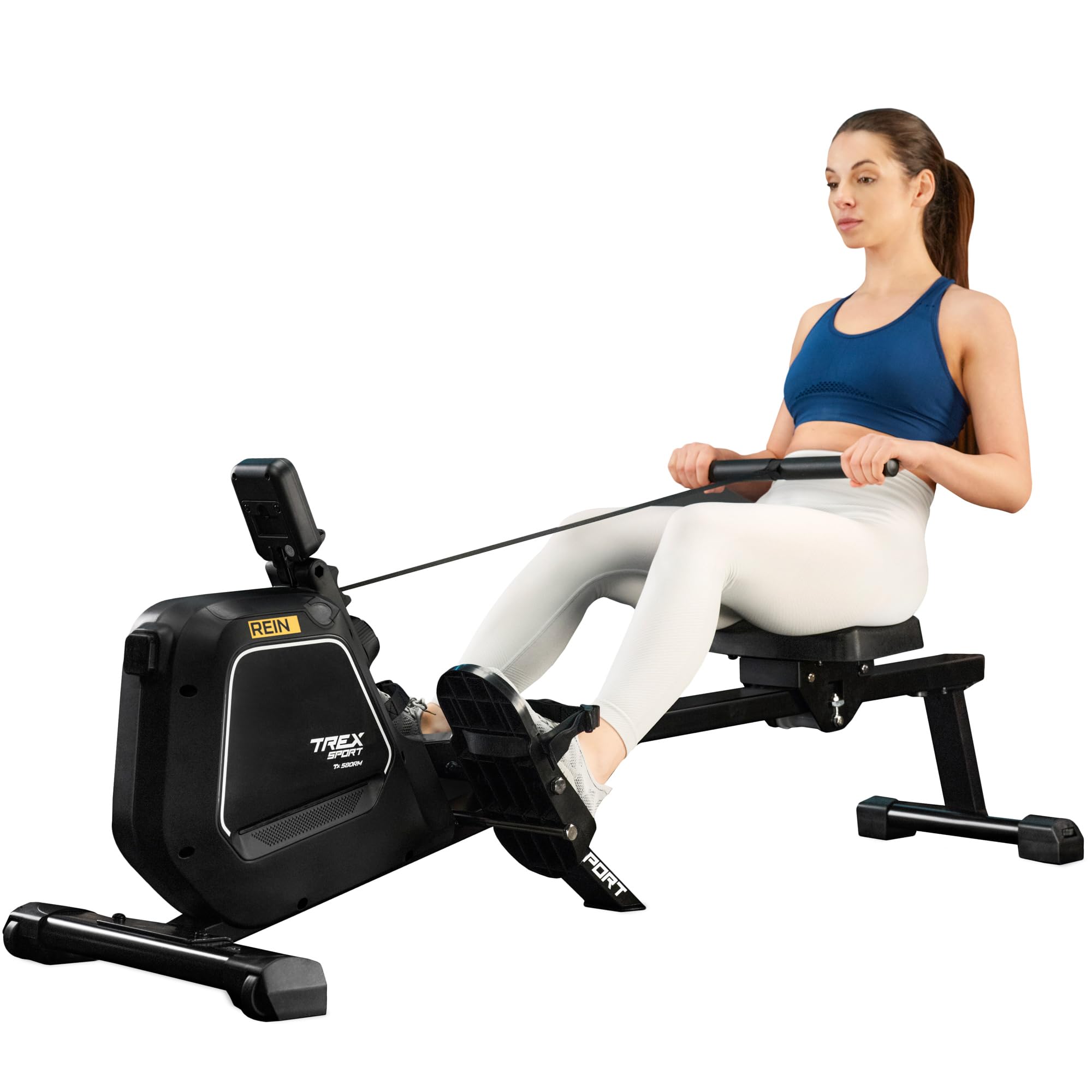 TREX SPORT Rudergerät TX-580RM REIN bis 130 kg 16 Stufen Magnetwiderstand