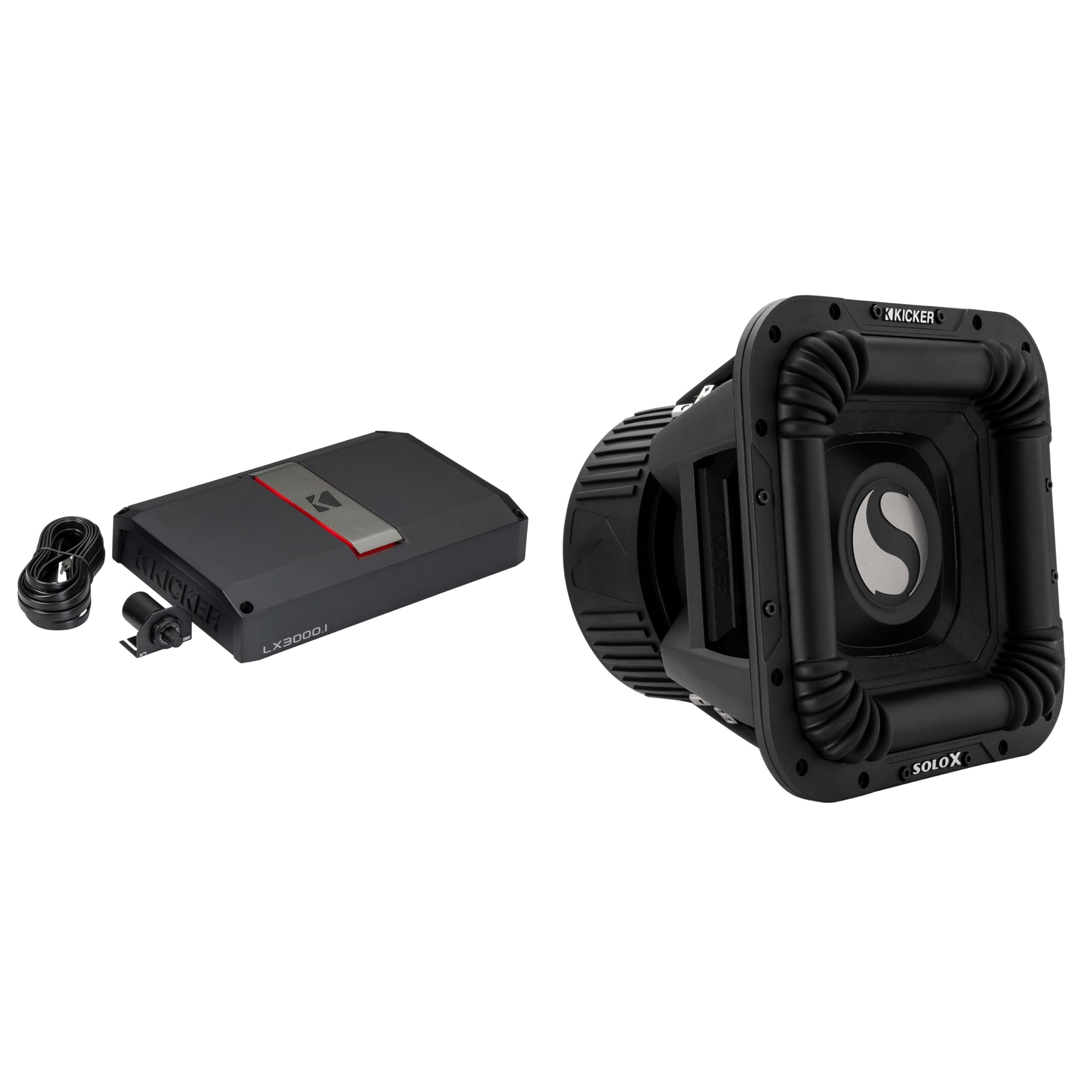 KICKER 49L7X122 - SoloX L7X 12-Inch & LX3000.1 Mono Amplifier
