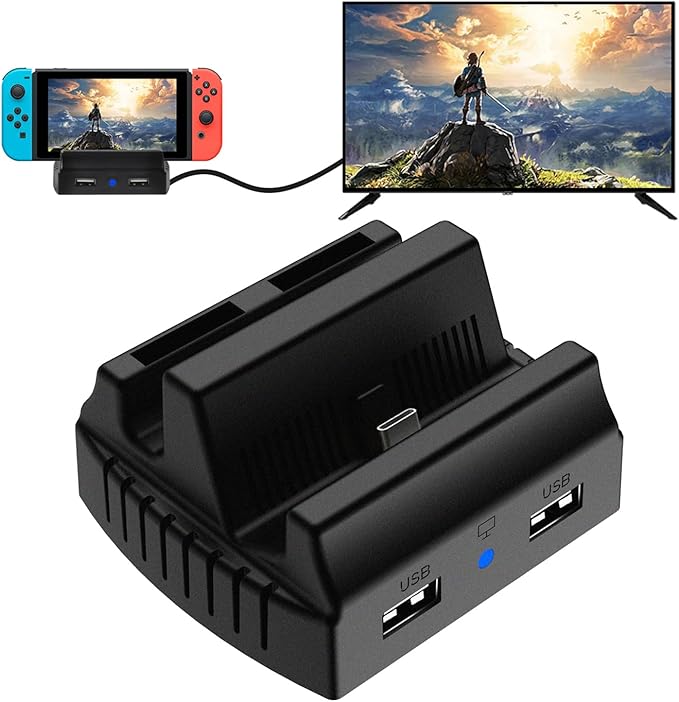 PowerLead Switch Dock, Portable TV Dock for Nintendo Switch/Nintendo