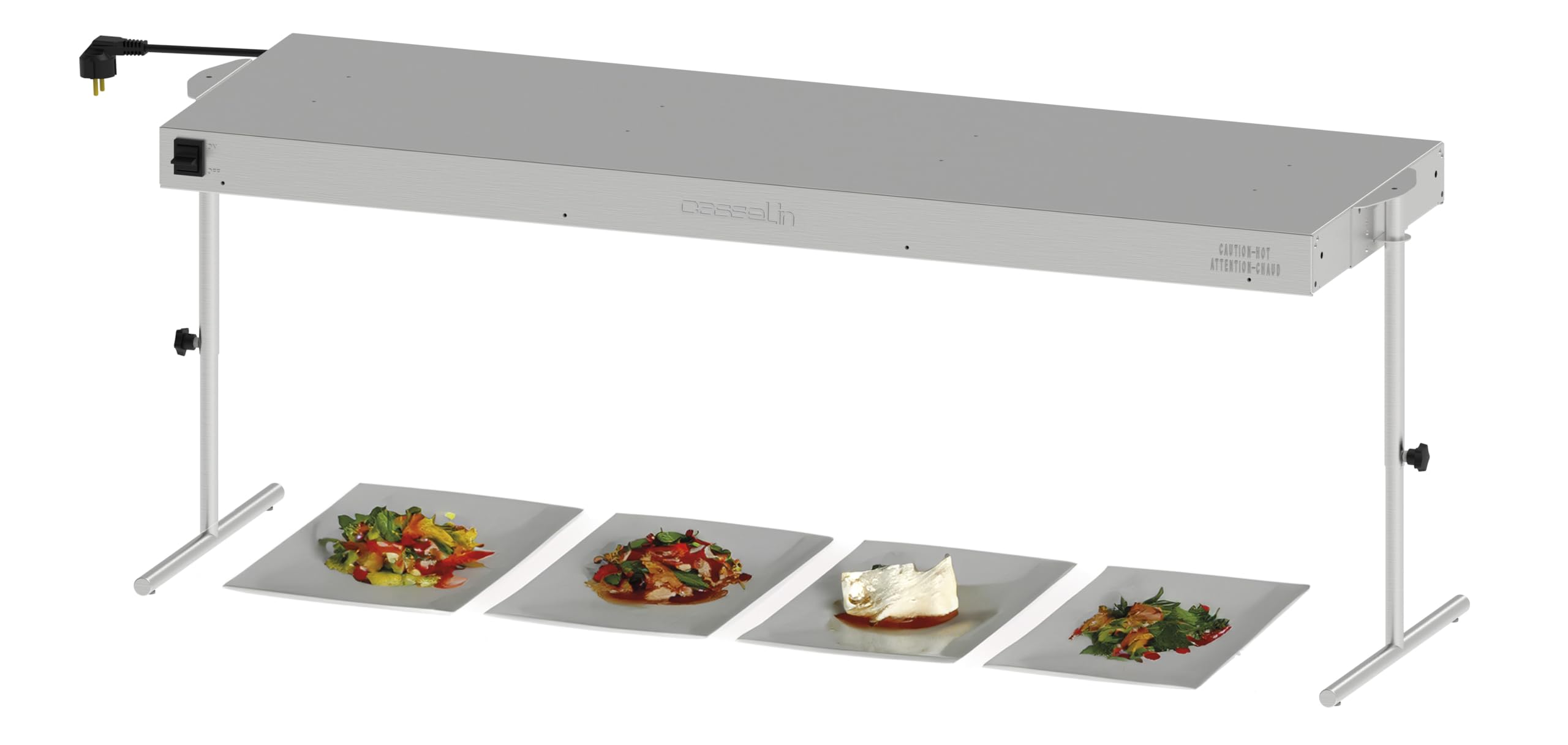 Doble calentador de banda infrarroja con luz 600 CRCDEC60