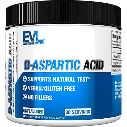 D Aspartic Acid Testosterone Booster for Men - 3120mg DAA
