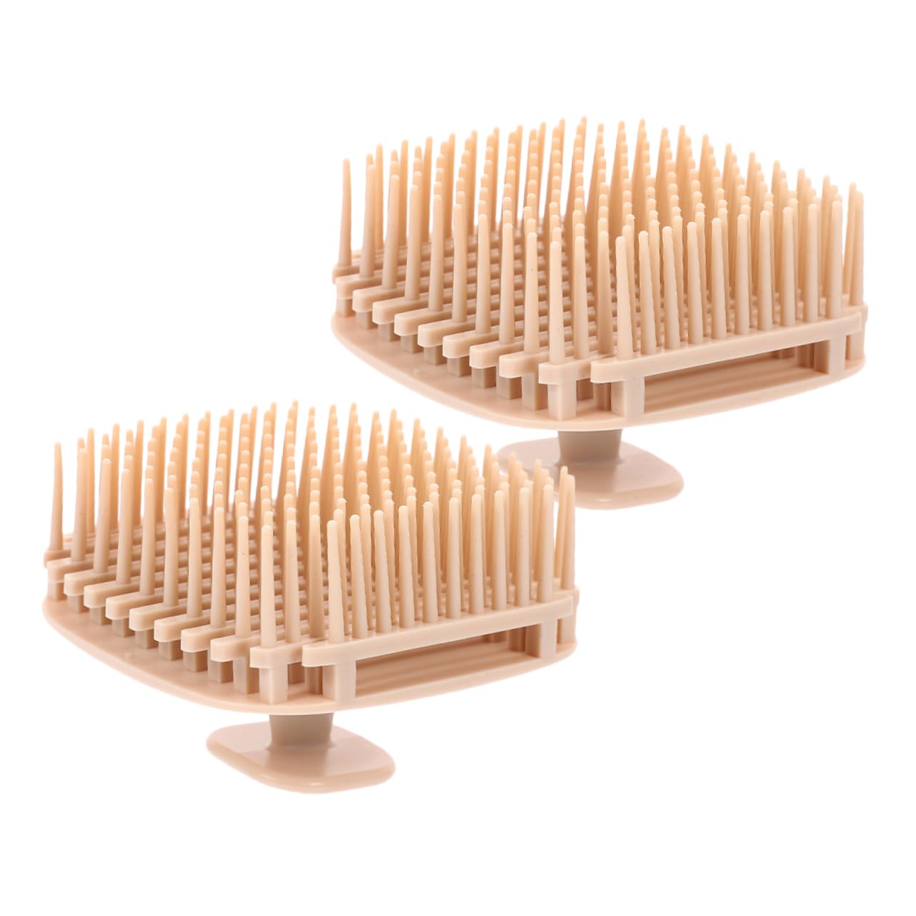 FOMIYES 2Pcs Shower Scalp Scrubber Hair Exfoliator and Massage Brush for Deep Cleaning and Relaxation Comfortable Grip Scalp Massager for Home and Travel Use
