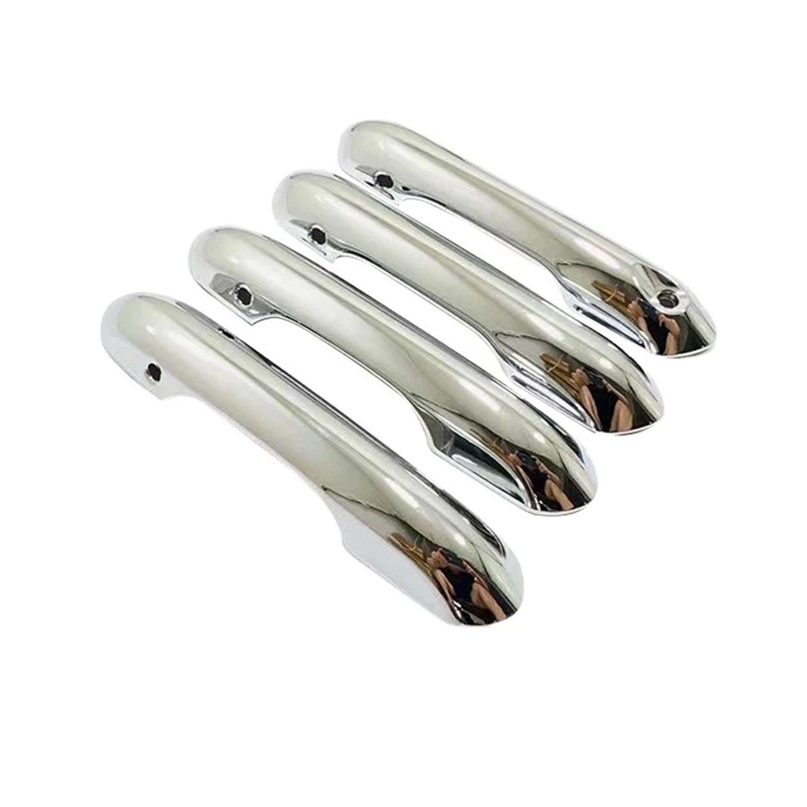 Ropaix Silver Set Side Exterior Door Handle For Explorer U625 Mk6 2020-2024 Auto Anti-Dirty Door Handle Cover 4Pieces Abs(Silver Set)