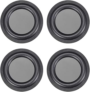 4 pièces 1.8 pouces 45mm Haut-parleur de Basse radiateur passif auxiliaire Caoutchouc Plaque de Vibration Subwoofer réparation