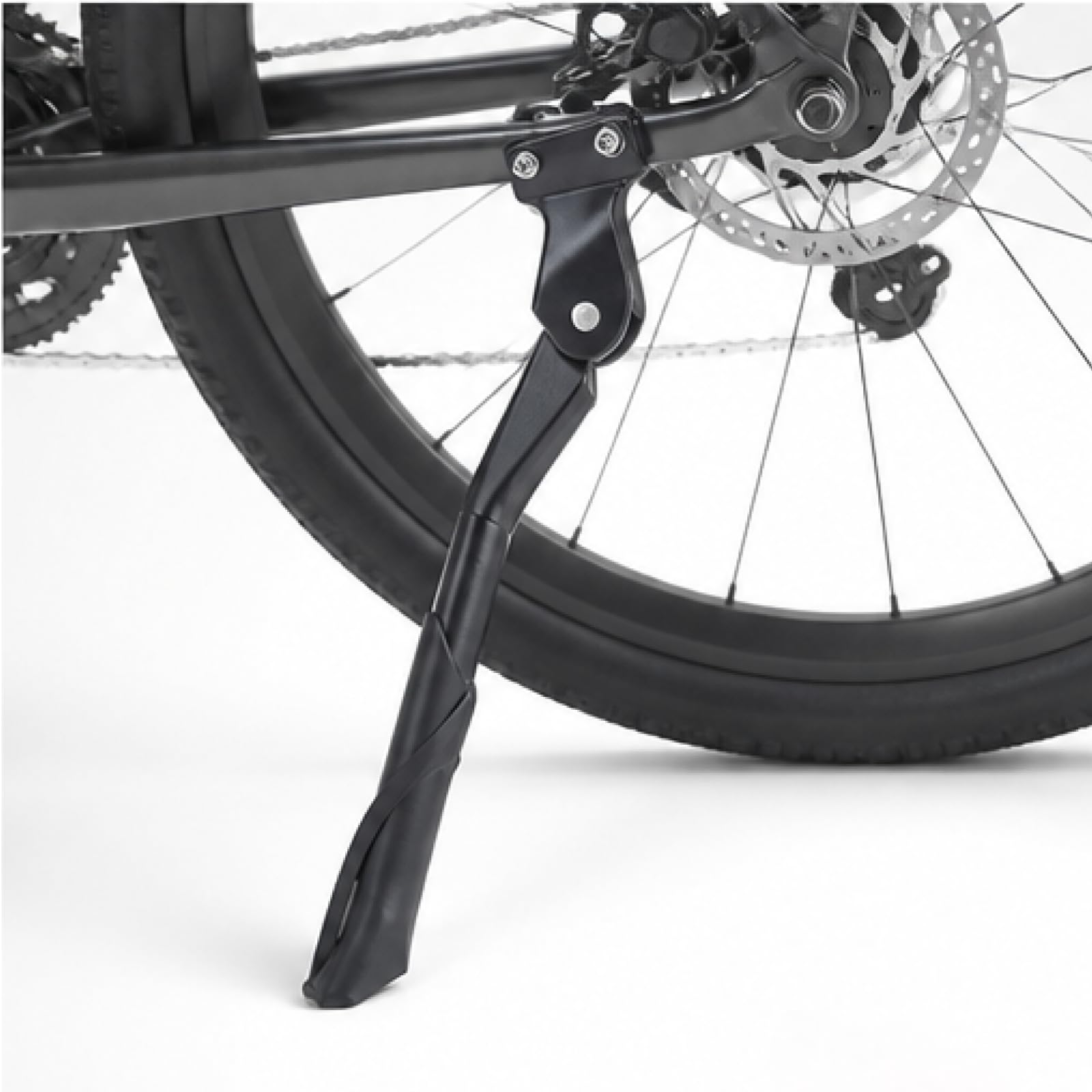 Stojak na rowery 24-29", uniwersalny stojak boczny, z regulacją wysokości, aluminiowy stojak na rowery górskie, stojak na rower górski, MTB, rower miejski, stojak na rower wyścigowy