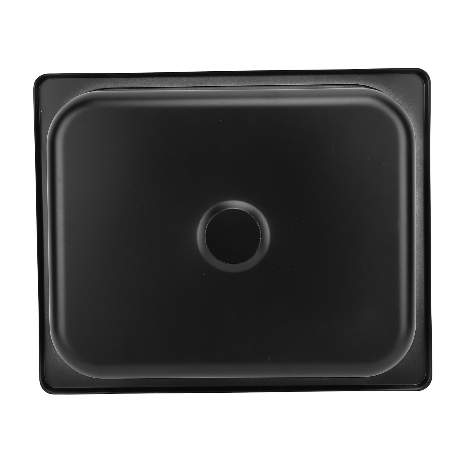 325 x 265 x 65 mm lavello per 304 in acciaio inossibile drenaggio efficiente cucina quadrata lavandino bagno con uscita 40 mm per barca per per roulotte (Spruzzando nero di plastica)