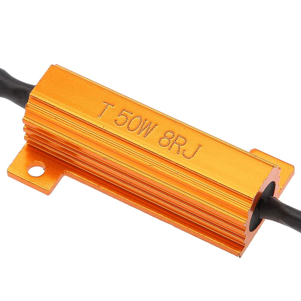 Résistances De Charge LED 2.5A H7 - Anti Clignotement Et Erreur - Pour Feux LED Voiture - Lot De 2