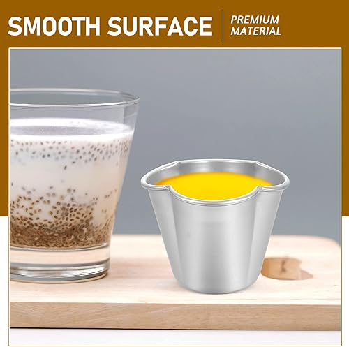 Miniatura 5 de UPKOCH 12pcs antiadherente Muffin hornear tazas pudín para pastel y postre alta temperatura fácil hornear utensilios para el hogar y