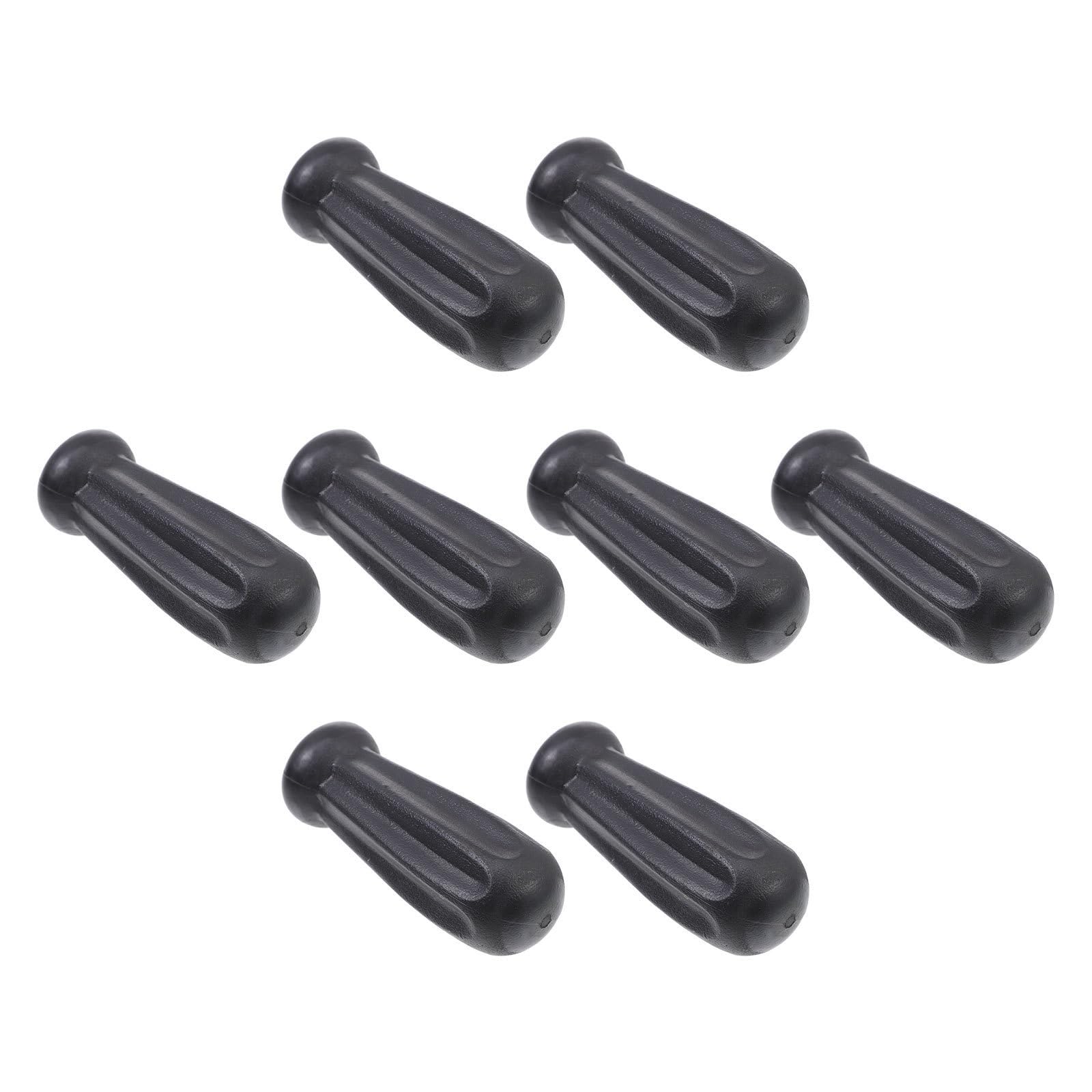 Vaguelly 8 Empuñaduras de Plástico Ergonómicas para Futbolín Superficie Lisa, Fácil Limpieza y Diseño Octogonal, Paquete de 8 Piezas para Mesa de Futbol de Interior