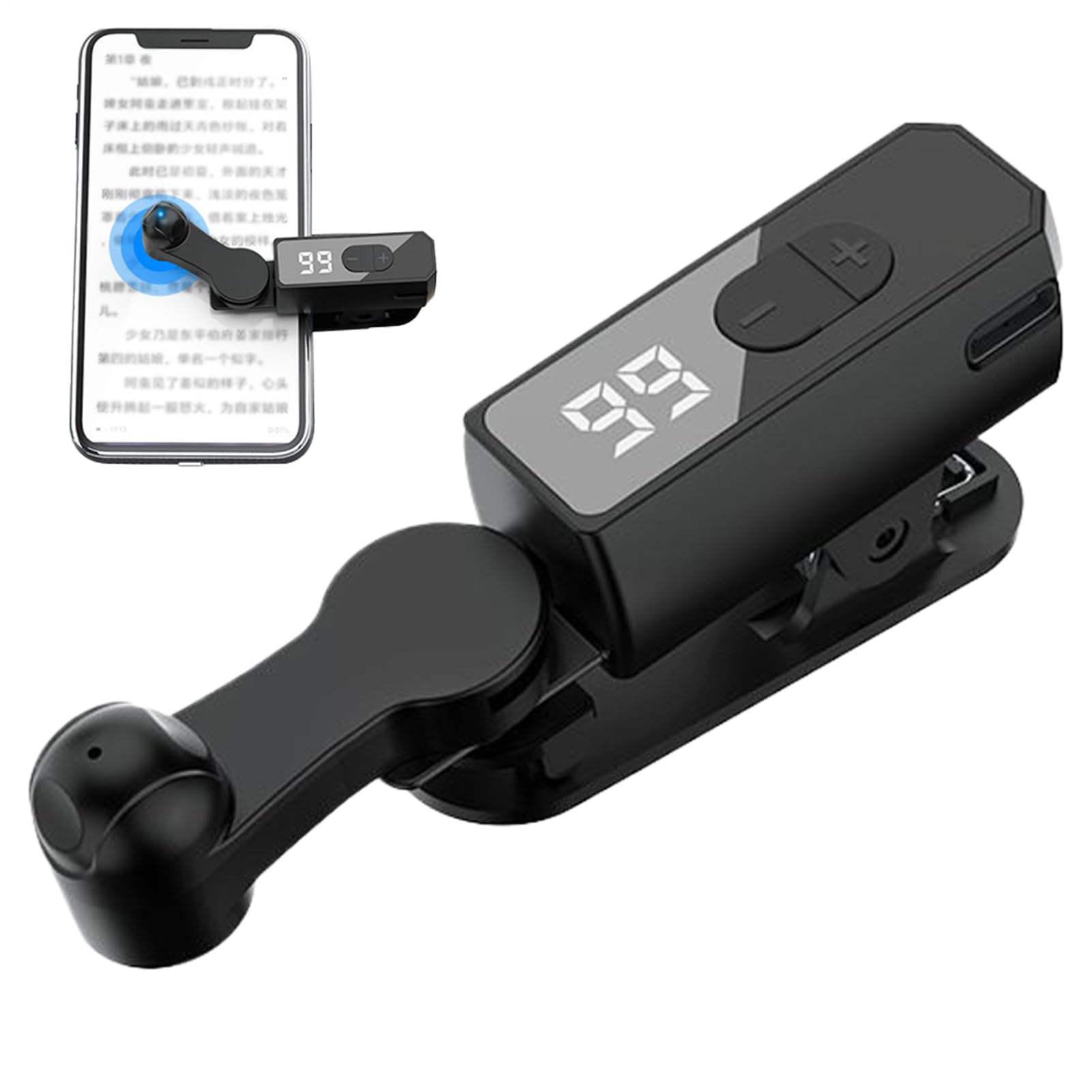 Cliqueur Automatico dello Schermo - Tapper Schermo a Velocità Regolabile,Dispositivo di Tap Wireless a Movimento Rapido per Video, Scorrimento, App di Shopping e Live Streaming