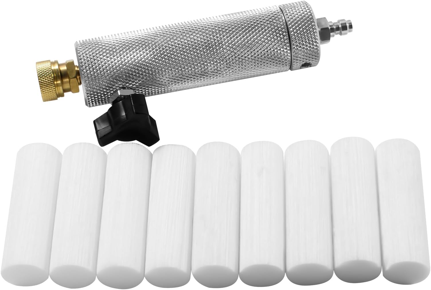 4500Psi Pcp Air Compressor Air Filter, Pcp Oil Water Separator with Release Valve Prevent Gas Reflux,High Pressure Air Filter Diving Separator with 8mm Female and Male Quick Connector
