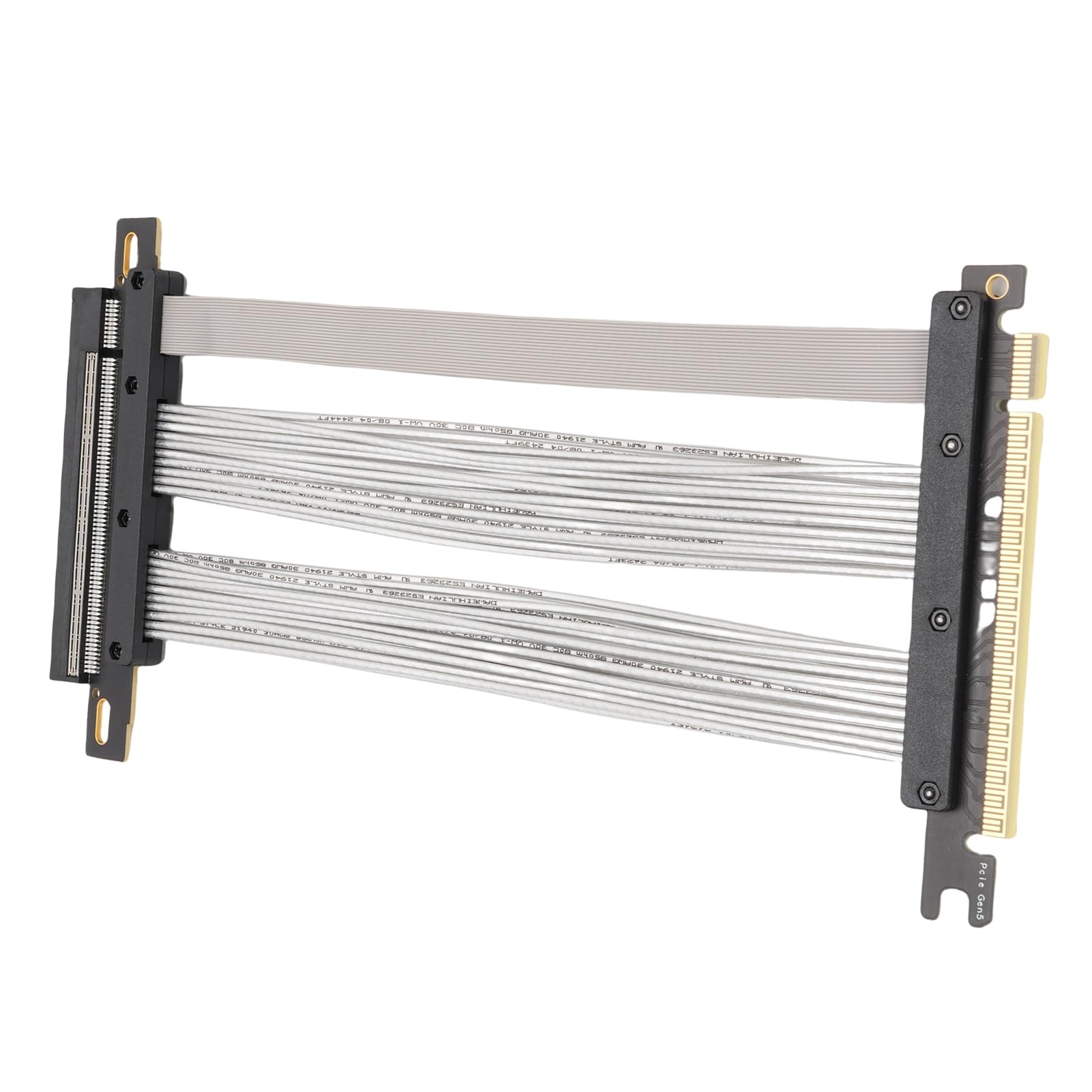 KIMISS Kabel Nośny PCIe 5.0 do Pionowego Montażu Karty Graficznej – Kompatybilny z RTX 4090, RX PCIe 4.0 i 3.0 – Szybki Przedłużacz 128 GB/s (40cm)