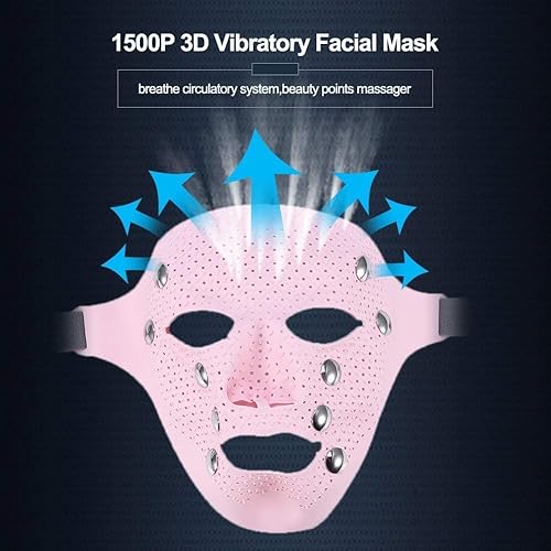 Miniatura 8 de Máscara de masaje facial masajeador facial 3D de vibración magnética SPA máscara de belleza