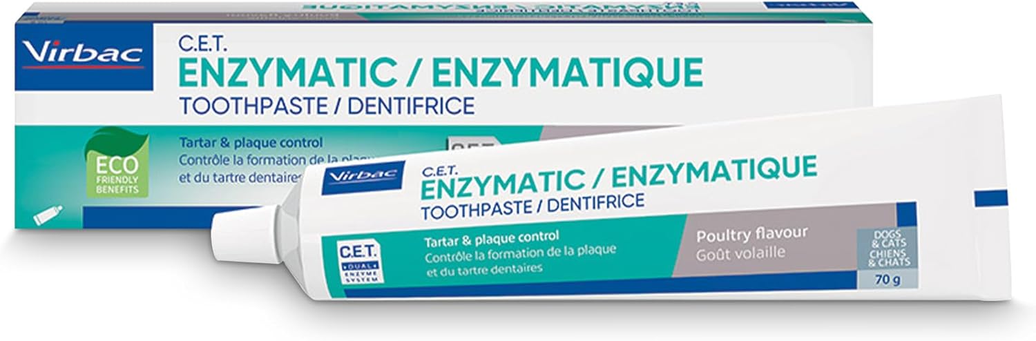 Enzymatic Toothpaste for Dogs, Poultry Flavour 70G