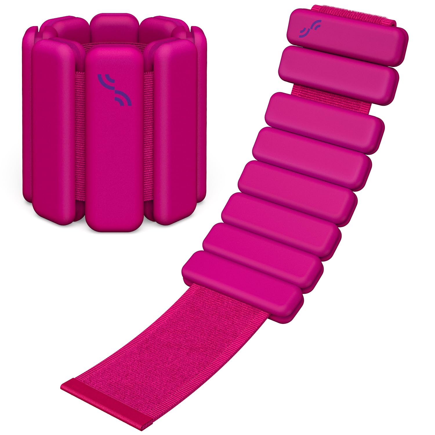 Sportneer Wrist &amp; Ankle Weights for Women Men, Silicone Weighted Bangles