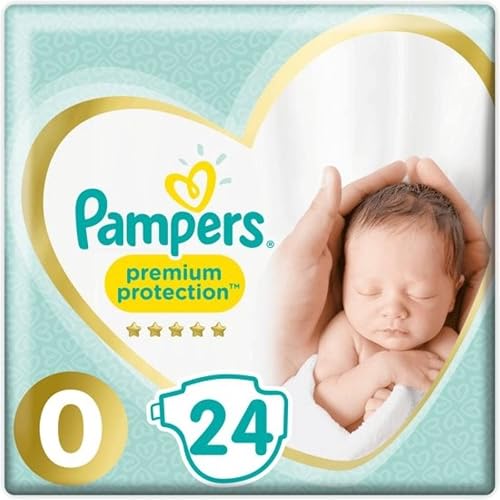 Pampers Premium Protection Size 4, 186 Nappies, 9 kg - 14 kg, Our No. 1 Skin and Leak Protection - 1