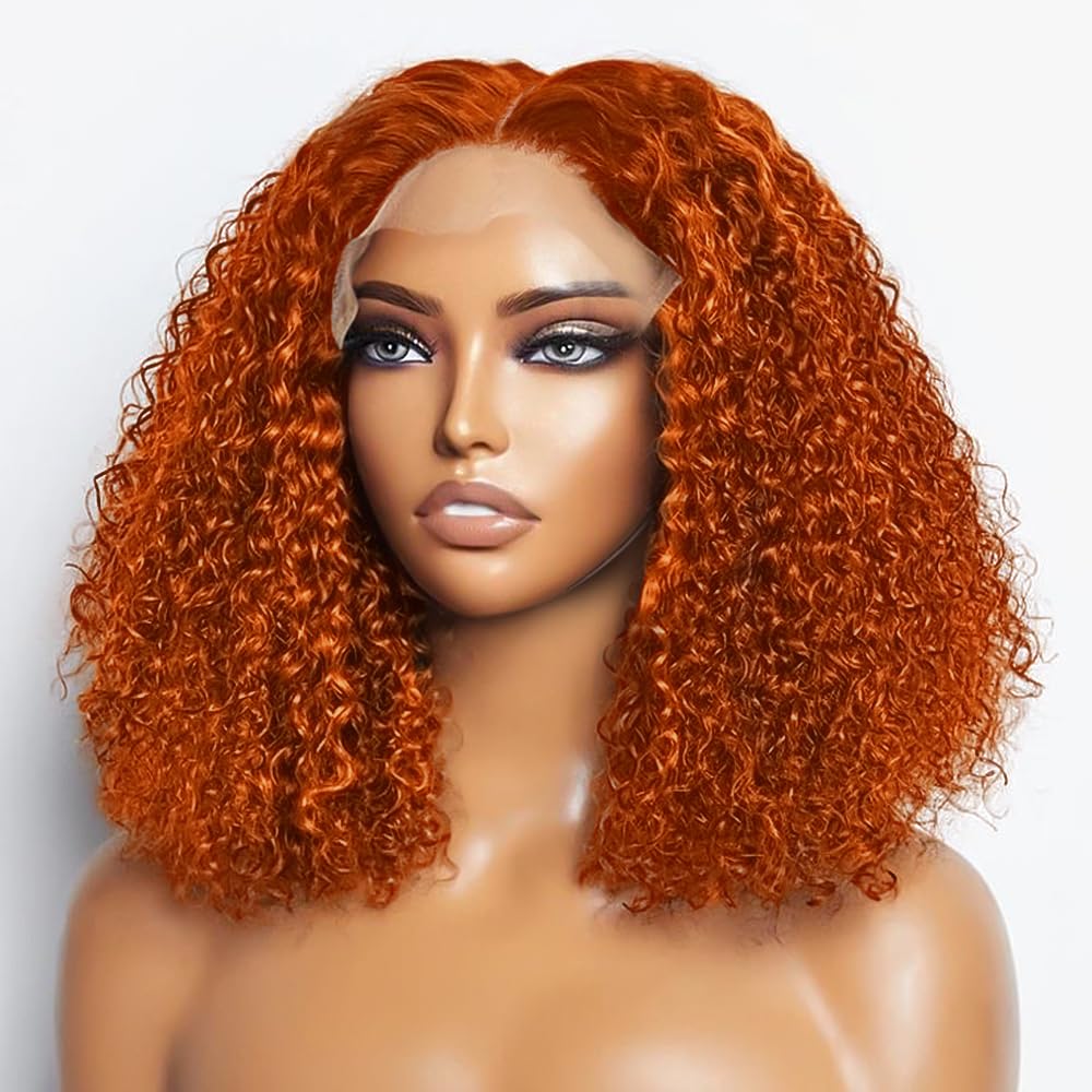 Dynamic Ginger Curly Wig Scene Illustration Dynamic Ginger Curly Wig Scene Illustration