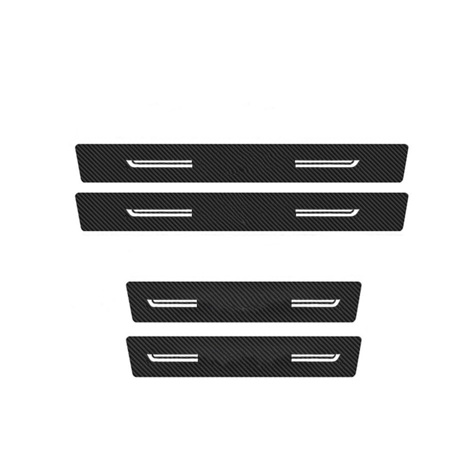 for Peugeot 308 Protector Stickers Car Rear Trunk Door Decal Threshold Sill Bumper Decoration Waterproof Film IENQBVL(4PCS)