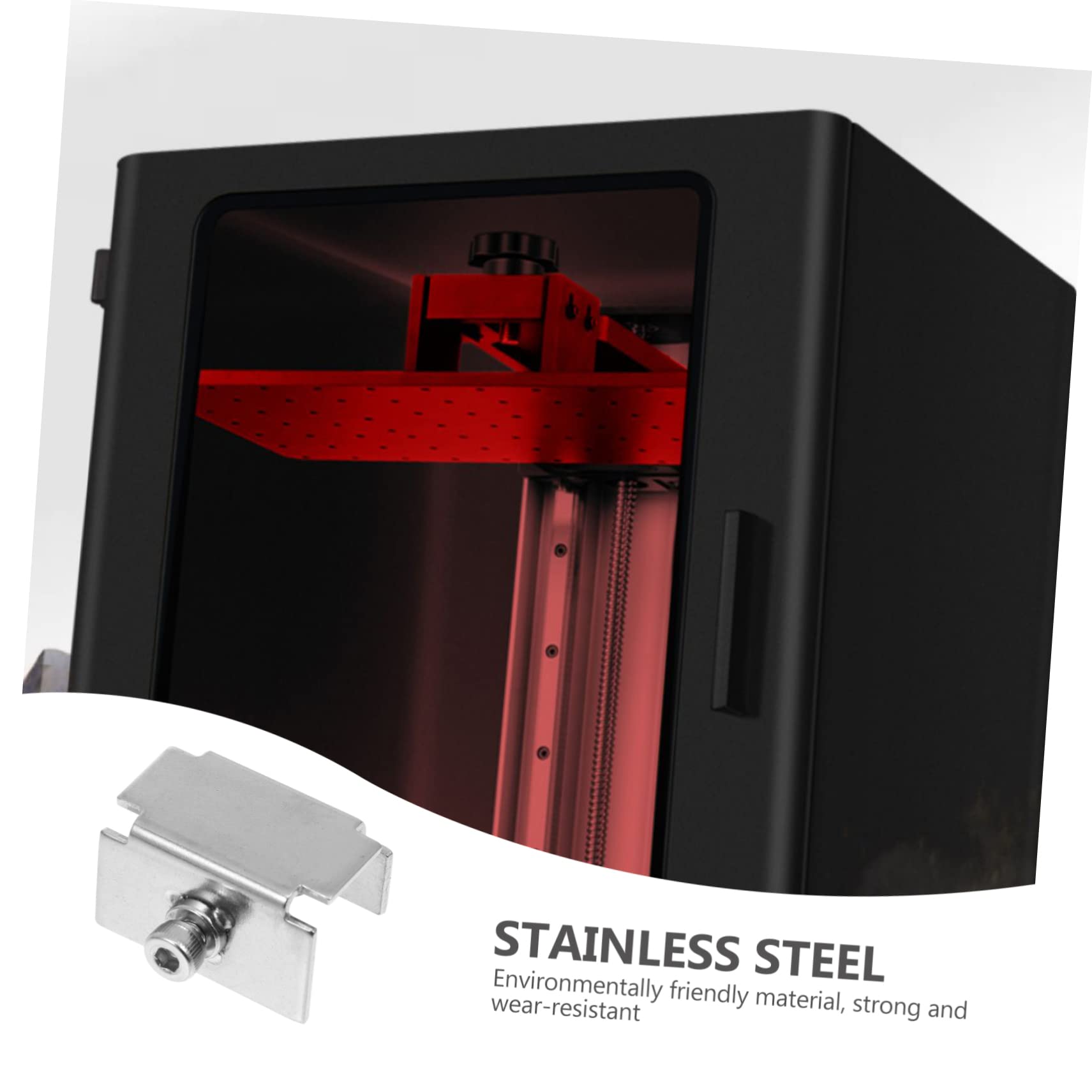 GLEAVI 12stücke Glasbett Clips Verstellbare Halterung Einfache Installation Robust Und Langlebig Für Glasplatten Und Heizbetten