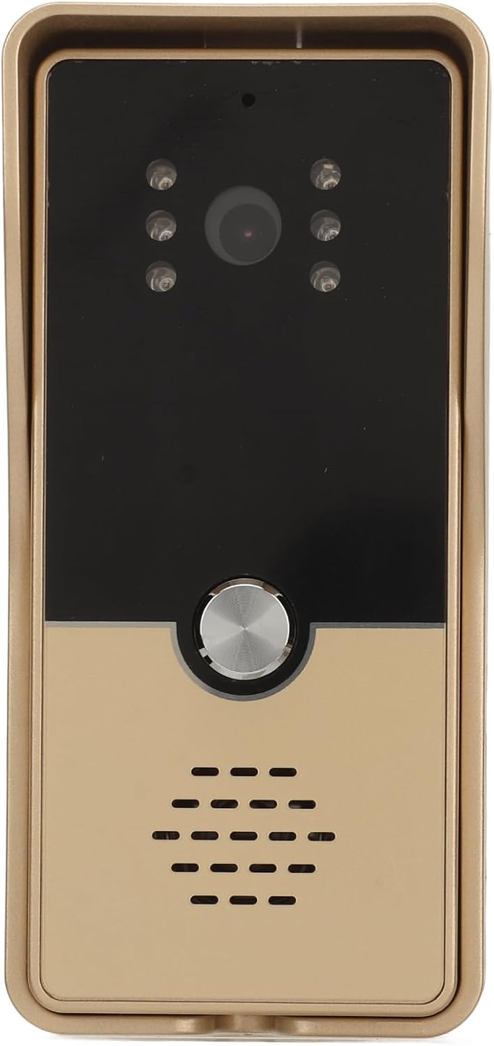 Video Doorbell System, 100-240V Rainproof Multifunctional Video Doorbell for Apartment (US Plug)