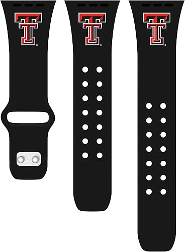 Miniatura 3 de Affinity Bands Texas Tech Red Raiders - Correa deportiva de silicona y funda compatible con Apple Watch y AirPods Gen 1 y 2