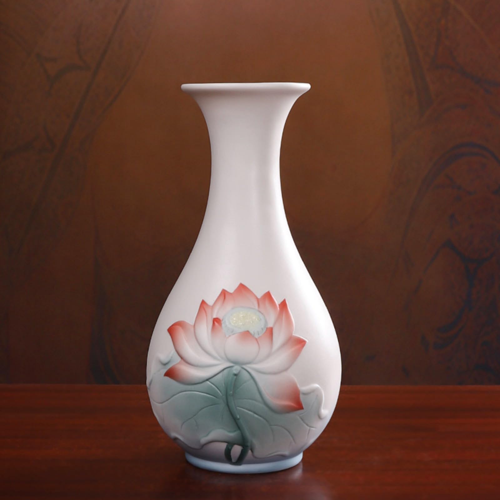 Vase bouddhiste en céramique pour harmoniser votre salle de Bouddha