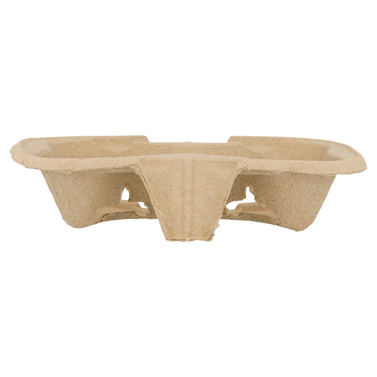 Cup Carrier, 2 Glässer 21X10,5 Cm Natur Karton - 100 Un.
