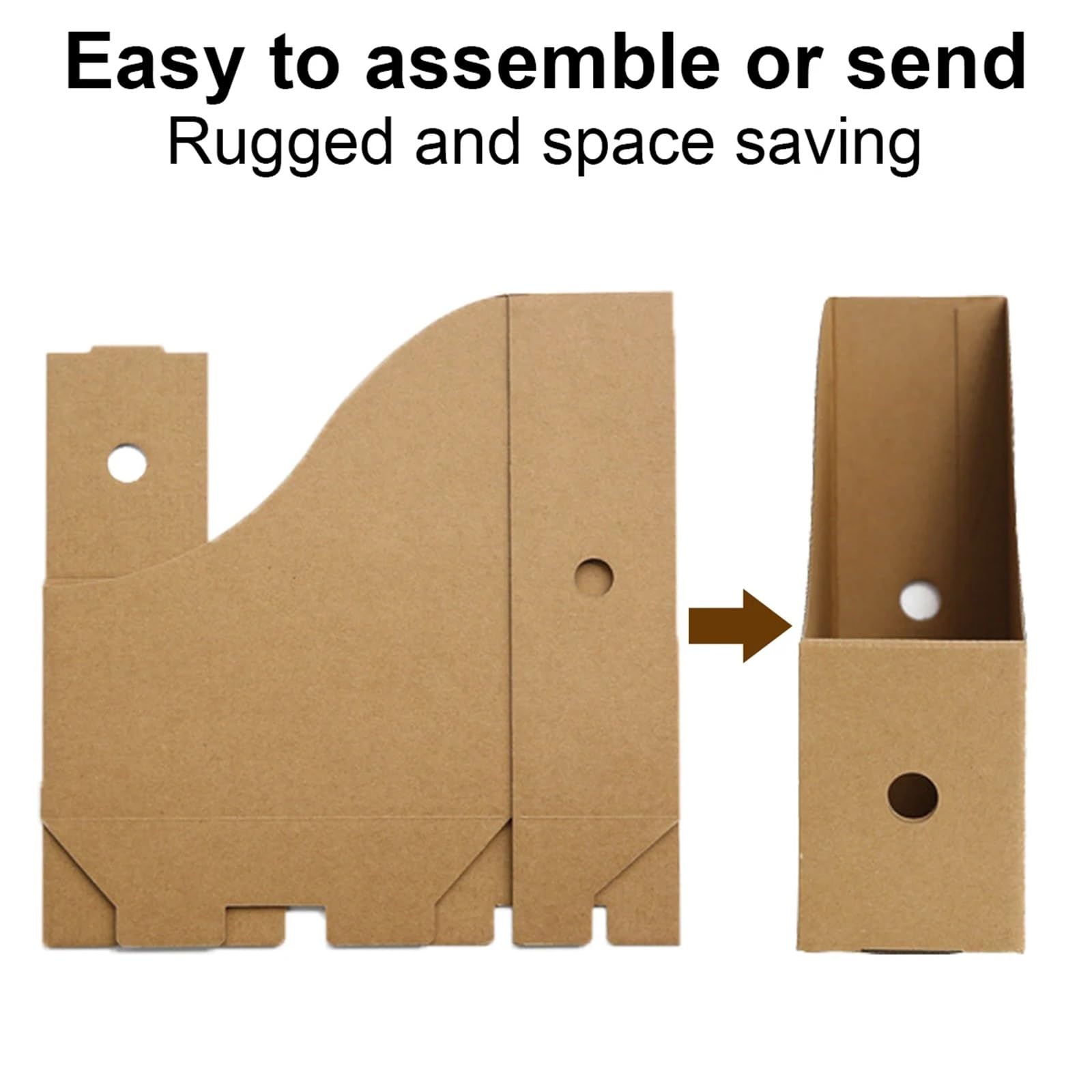 organisateur bureau 5/10Pcs Magazine File Holder Desk Storage Organizer Foldable Office Bookshelf 27x26x9cm Desktop Accessories(10Pcs)