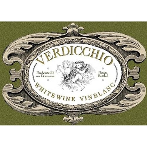 Verdicchio Wine Labels, 30 Pack, 4x6 in