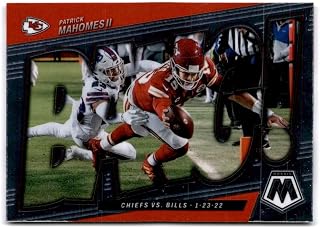 2022 Panini Mosaic Bang #10 Patrick Mahomes II Kansas City Chiefs NFL Football Trading Card